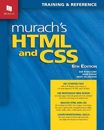 Murach’s HTML and CSS (6th Edition) cover