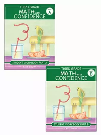 Third Grade Math with Confidence Student Workbook Bundle cover