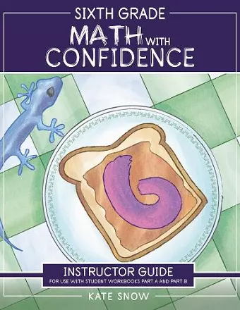 Sixth Grade Math with Confidence Instructor Guide cover