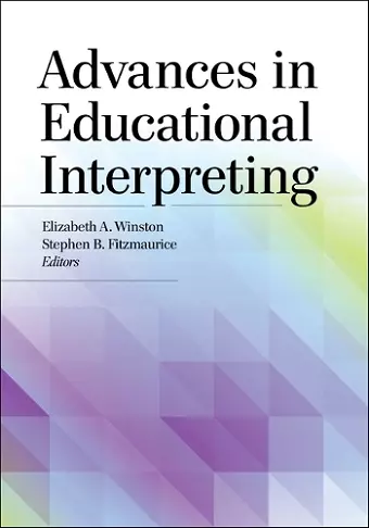 Advances in Educational Interpreting cover