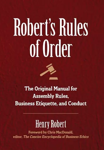 Robert's Rules of Order cover