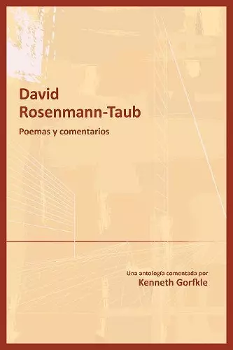 David Rosemann-Taub: poemas y comentarios cover