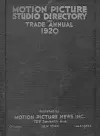 1920 Motion Picture Studio Directory cover