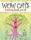 WOW CATS Coloring Book by Junko (Japanese-English edition) cover