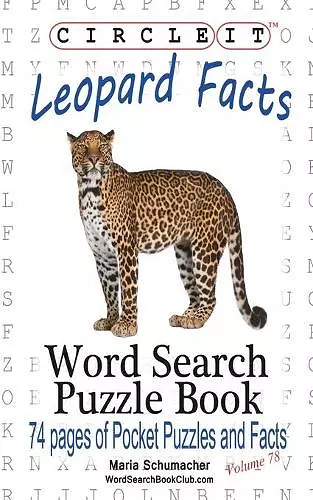 Circle It, Leopard Facts, Word Search, Puzzle Book cover