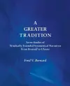 A Greater Tradition cover