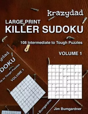 Krazydad Large Print Killer Sudoku Volume 1 cover