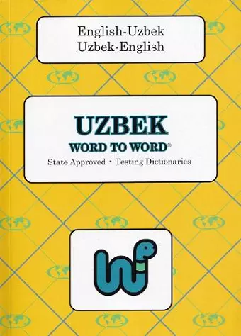 English-Uzbek & Uzbek-English Word-to-Word Dictionary cover
