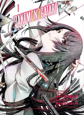 Bakemonogatari (Manga), volume 1 cover