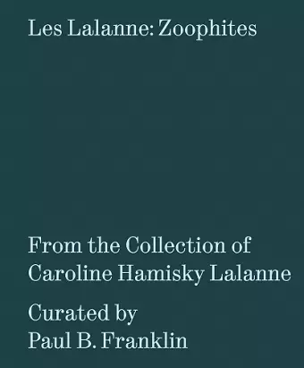 Les Lalanne: Zoophites cover