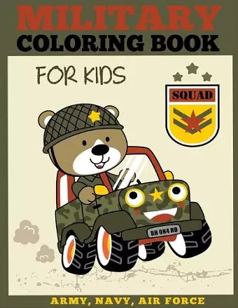 Military Coloring Book for Kids cover