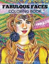 Fabulous Faces Coloring Book cover