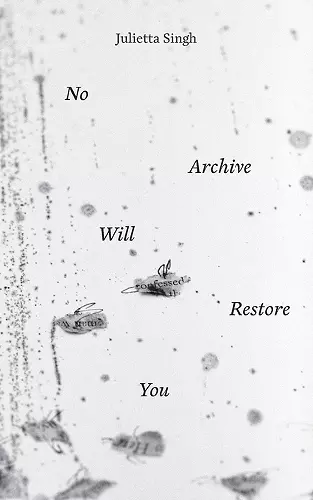 No Archive Will Restore You cover