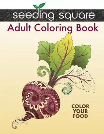 Seeding Square Adult Coloring Book cover