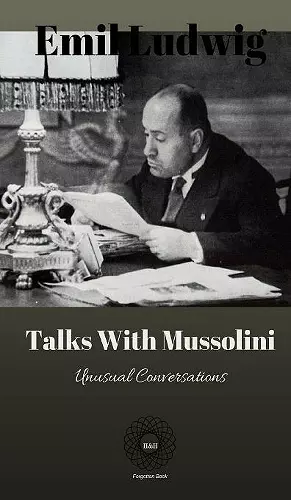 Talks with Mussolini cover