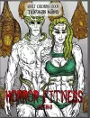 Adult Coloring Book Horror Fitness cover