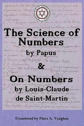 The Numerical Theosophy of Saint-Martin & Papus cover