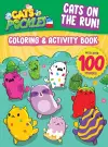CATS ON THE RUN! — COLORING & ACTIVITY BOOK cover