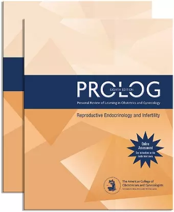 PROLOG: Reproductive Endocrinology and Infertility (Pack/Assessment & Critique) cover