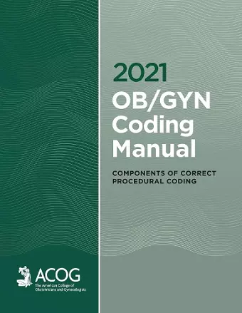 2021 OB/GYN Coding Manual cover