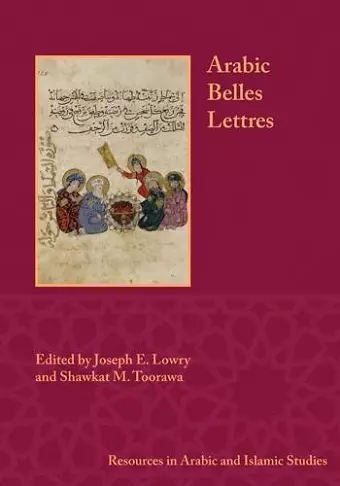 Arabic Belles Lettres cover