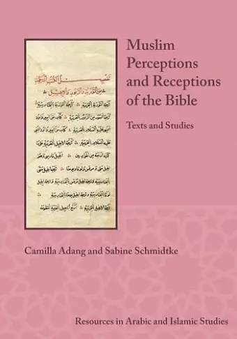 Muslim Perceptions and Receptions of the Bible cover