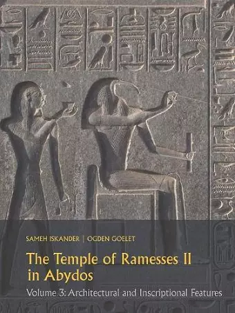 The Temple of Ramesses II in Abydos Volume 3 cover