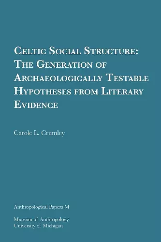 Celtic Social Structure Volume 54 cover