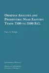 Obsidian Analyses and Prehistoric Near Eastern Trade 7500 to 3500 B.C. Volume 37 cover