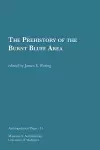 The Prehistory of the Burnt Bluff Area Volume 34 cover