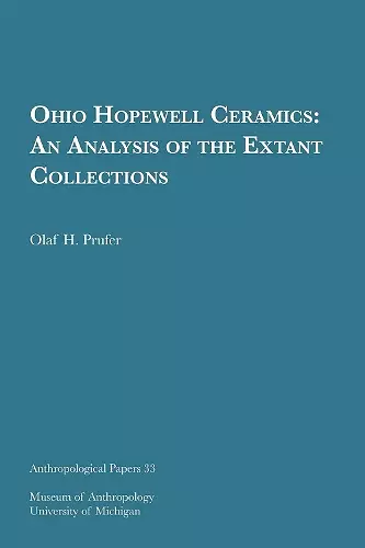 Ohio Hopewell Ceramics Volume 33 cover