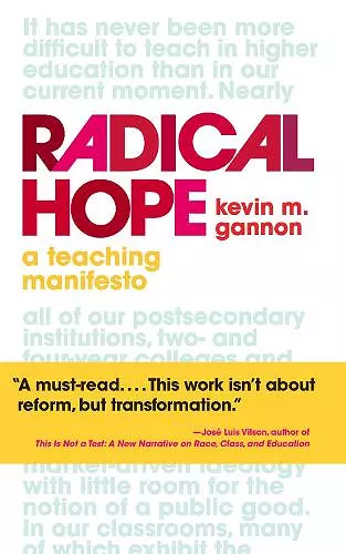 Radical Hope cover