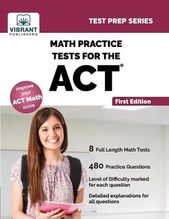 Math Practice Tests for the ACT cover