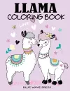 Llama Coloring Book cover