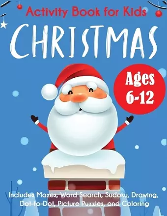 Christmas Activity Book for Kids cover