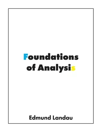 Foundations of Analysis cover