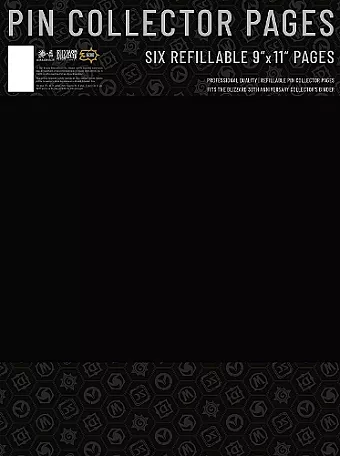The Blizzard 30th Anniversary Pin Portfolio Refill Pack cover