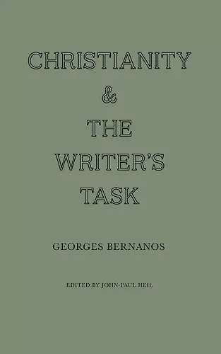 Christianity and the Writer's Task cover