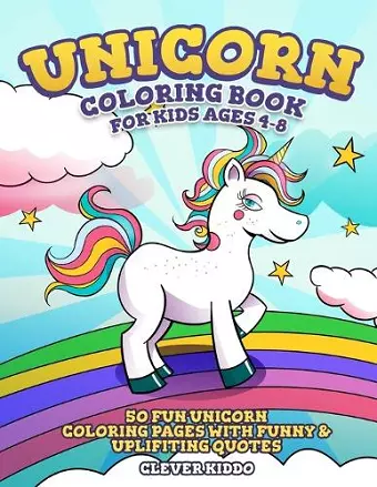 Unicorn Coloring Book for Kids Ages 4-8 cover