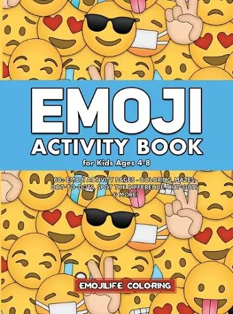 Emoji Activity Book for Kids Ages 4-8 cover