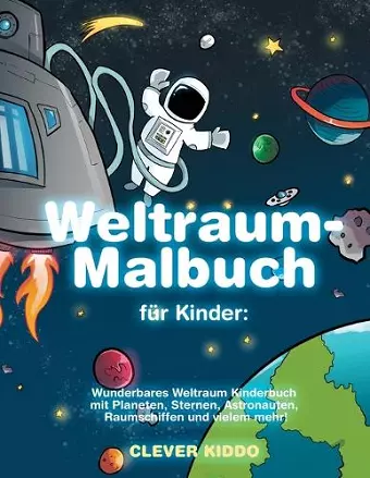 Weltraum-Malbuch für Kinder cover