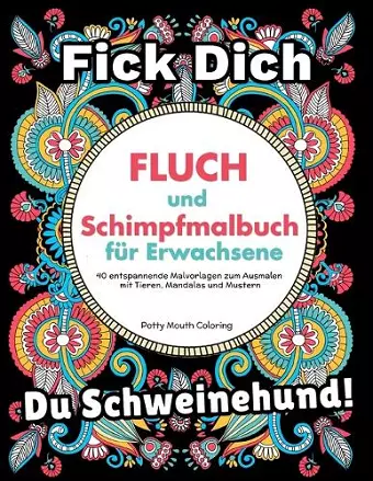 Fluch und Schimpfmalbuch für Erwachsene cover