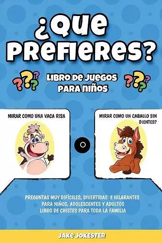 ¿Que prefieres? libro de juegos para niños cover