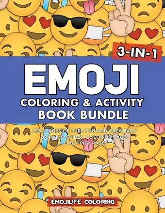 Emoji Coloring & Activity Book Bundle cover