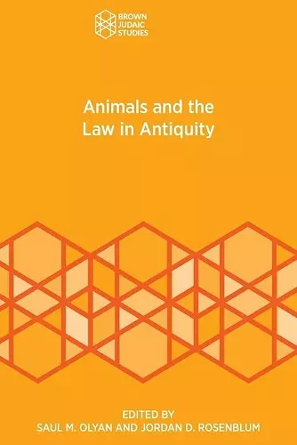 Animals and the Law in Antiquity cover