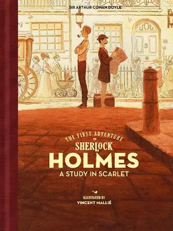 The First Adventure of Sherlock Holmes: A Study in Scarlet cover