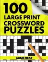 100 Large Print Crossword Puzzles cover