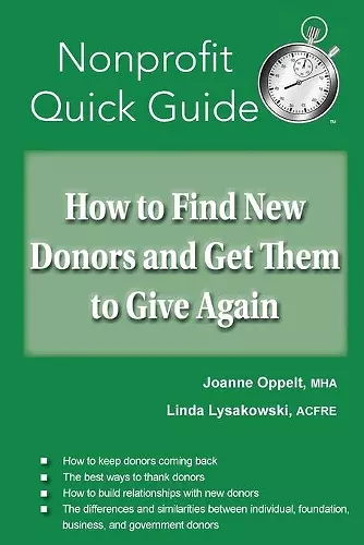 How to Find New Donors and Get Them to Give Again cover