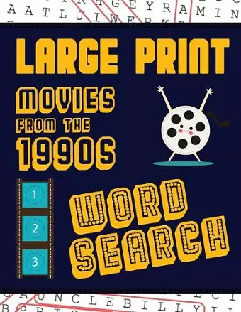 Large Print Movies From The 1990s Word Search cover