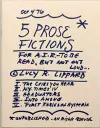 5 Prose Fictions cover